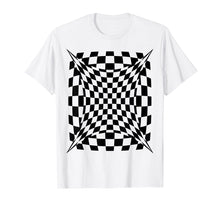 Load image into Gallery viewer, Op Art Checkered Abstract Design Cool T Shirt For Everyone
