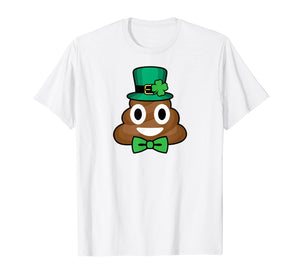 Funny shirts V-neck Tank top Hoodie sweatshirt usa uk au ca gifts for Leprechaun Poop Emoji Funny St Patricks Day T-Shirt 1912743