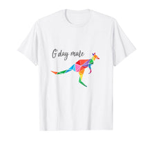 Load image into Gallery viewer, Funny shirts V-neck Tank top Hoodie sweatshirt usa uk au ca gifts for Fun Australia tshirt with Kangaroo - gday mate 2915809
