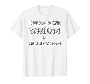Funny shirts V-neck Tank top Hoodie sweatshirt usa uk au ca gifts for Knowledge Wisdom & Understanding NGE 5 percent t shirt 2023286