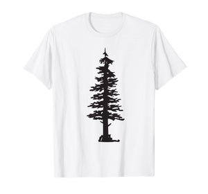 Funny shirts V-neck Tank top Hoodie sweatshirt usa uk au ca gifts for Evergreen Tree and Hiker Silhouette T-Shirt 265748