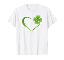 Load image into Gallery viewer, Funny shirts V-neck Tank top Hoodie sweatshirt usa uk au ca gifts for FOUR LEAF CLOVER HEART TEE SHIRT LUCKY TEE SHIRT 2935640
