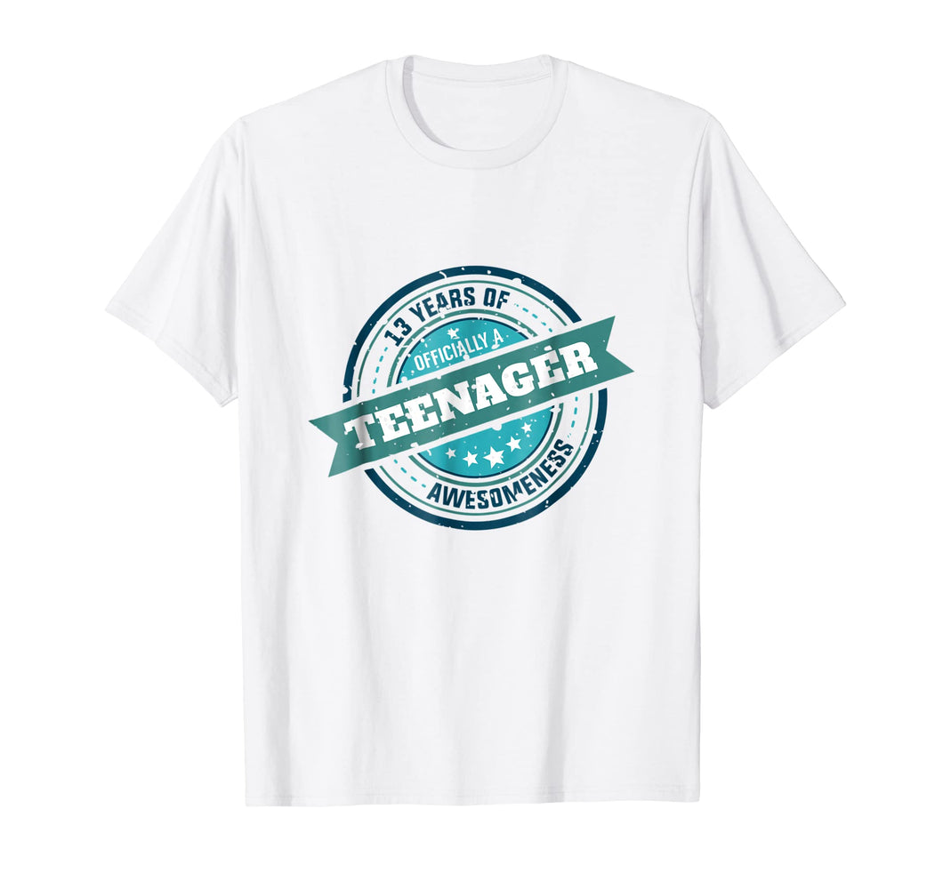 Funny shirts V-neck Tank top Hoodie sweatshirt usa uk au ca gifts for 13th Birthday Official Teenager Gift Shirt for Girls & Boys 3853325