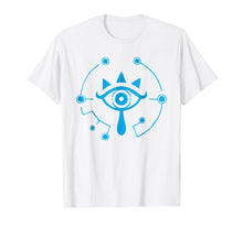 Load image into Gallery viewer, Zelda Breath Of The Wild Sheikah Eye Logo Graphic T-Shirt
