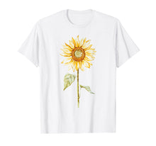 Load image into Gallery viewer, Funny shirts V-neck Tank top Hoodie sweatshirt usa uk au ca gifts for Pretty Watercolor Sunflower Shirt Art Tee 2005589
