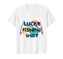 Load image into Gallery viewer, Funny shirts V-neck Tank top Hoodie sweatshirt usa uk au ca gifts for This Is My Lucky Fishing T-Shirt 3079024
