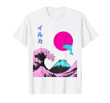 Load image into Gallery viewer, Retro Aesthetic Iruka T Shirt With Japanese Writing
