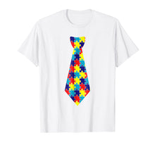 Load image into Gallery viewer, Funny shirts V-neck Tank top Hoodie sweatshirt usa uk au ca gifts for Autism Awareness Puzzle Neck Tie 2017 shirt 1597203
