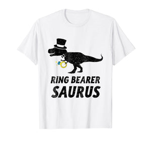 Funny shirts V-neck Tank top Hoodie sweatshirt usa uk au ca gifts for Ring Bearer Saurus T-Shirt 2899468