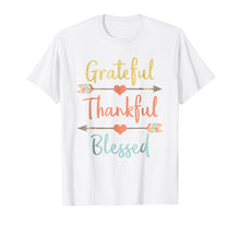 Load image into Gallery viewer, Funny shirts V-neck Tank top Hoodie sweatshirt usa uk au ca gifts for Grateful Thankful Blessed Shirt Thanksgiving Shirt 1166110
