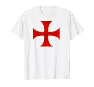 Funny shirts V-neck Tank top Hoodie sweatshirt usa uk au ca gifts for Cross Crusader Knights Templar T-Shirt Distressed Top Tee 2593768