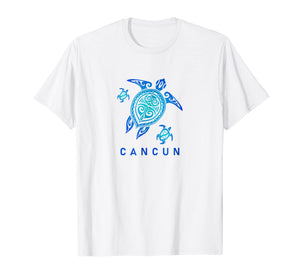 Funny shirts V-neck Tank top Hoodie sweatshirt usa uk au ca gifts for Cancun Mexico T-Shirt Sea Blue Tribal Turtle 278570