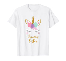 Load image into Gallery viewer, Funny shirts V-neck Tank top Hoodie sweatshirt usa uk au ca gifts for Unicorn Sister Shirt, Sister of the Birthday Girl Gift 1457658
