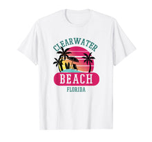 Load image into Gallery viewer, Funny shirts V-neck Tank top Hoodie sweatshirt usa uk au ca gifts for Retro Cool Clearwater Beach Original Florida Beaches Tshirt 2618583
