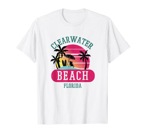 Funny shirts V-neck Tank top Hoodie sweatshirt usa uk au ca gifts for Retro Cool Clearwater Beach Original Florida Beaches Tshirt 2618583