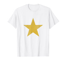 Load image into Gallery viewer, Gold Colored Big Star Costume T-Shirt For Men, Women &amp; Kids
