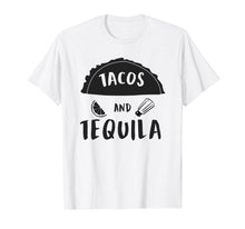 Load image into Gallery viewer, Tacos and Tequila Fiesta Celebration T-Shirt
