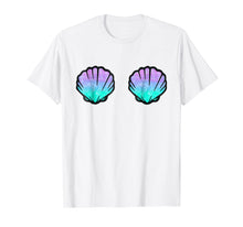 Load image into Gallery viewer, Funny shirts V-neck Tank top Hoodie sweatshirt usa uk au ca gifts for Mermaid Shell Shirt Women Top- Sea Shell Bra Tee Birthday 1964733
