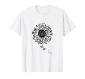 Funny shirts V-neck Tank top Hoodie sweatshirt usa uk au ca gifts for Large Sunflower Design T-Shirt (Light Colors) 3809983