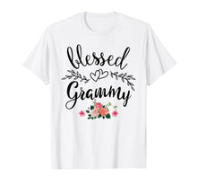 Load image into Gallery viewer, Funny shirts V-neck Tank top Hoodie sweatshirt usa uk au ca gifts for Blessed Grammy Shirt Grandma with floral Mother&#39;s Day T-Shirt 778428
