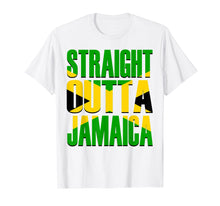 Load image into Gallery viewer, Funny shirts V-neck Tank top Hoodie sweatshirt usa uk au ca gifts for Straight Outta Jamaica Gift Flag Pride T-Shirt 1597565
