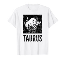 Load image into Gallery viewer, star sign Taurus Shirt  zodiac signs T-Shirt Vintage print
