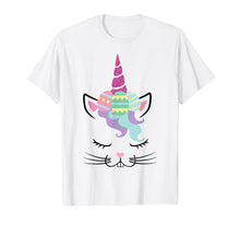Load image into Gallery viewer, Funny shirts V-neck Tank top Hoodie sweatshirt usa uk au ca gifts for Girls Easter T-Shirt Bunny Rabbit Face Unicorn Shirt Gift 2459479
