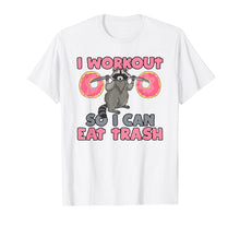 Load image into Gallery viewer, Funny shirts V-neck Tank top Hoodie sweatshirt usa uk au ca gifts for Trash Eating Racoon T Shirt Funny Gym Swole Rat Weightlifter 1898479
