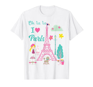 Funny shirts V-neck Tank top Hoodie sweatshirt usa uk au ca gifts for Oh la la  I love Paris Eiffel tower French traditions Shirt  T-Shirt 1192356