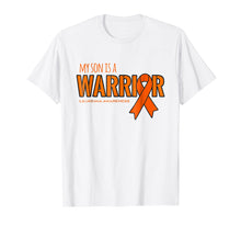 Load image into Gallery viewer, Funny shirts V-neck Tank top Hoodie sweatshirt usa uk au ca gifts for My Son is a Warrior Leukemia Cancer Awareness Shirt 1173830
