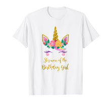 Load image into Gallery viewer, Step Mom of The Unicorn Girl Birthday Tshirt, Cute Unicorn
