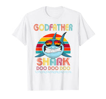 Load image into Gallery viewer, Funny shirts V-neck Tank top Hoodie sweatshirt usa uk au ca gifts for Retro Vintage Godfather Shark Tshirt Funny Gifts Family 1946408
