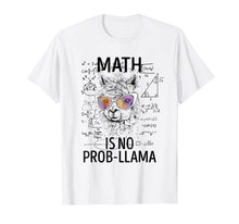 Load image into Gallery viewer, Funny shirts V-neck Tank top Hoodie sweatshirt usa uk au ca gifts for Math Is No Prob-Llama Funny Gifts TShirts 406381
