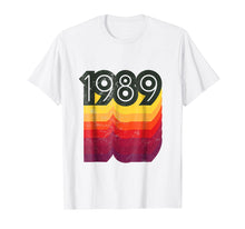 Load image into Gallery viewer, 1989 Shirt 30th Birthday T-Shirt Retro 80s Style
