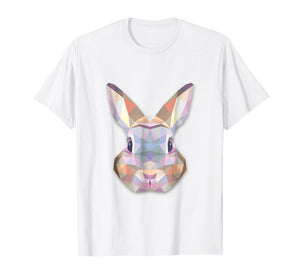 Funny shirts V-neck Tank top Hoodie sweatshirt usa uk au ca gifts for Cute Bunny Rabbit Polygonal Triangles Design T-Shirt 1918614