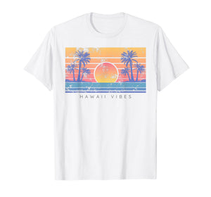 Funny shirts V-neck Tank top Hoodie sweatshirt usa uk au ca gifts for Hawaii Beach Vibes Distressed T-Shirt 3336628