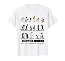 Load image into Gallery viewer, Funny shirts V-neck Tank top Hoodie sweatshirt usa uk au ca gifts for Know Your Penguins Shirt 483565
