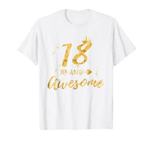 Load image into Gallery viewer, Funny shirts V-neck Tank top Hoodie sweatshirt usa uk au ca gifts for 18th Birthday Shirt for Girl, 18 and Awesome Gifts T-Shirt 750057
