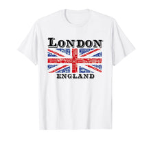 Load image into Gallery viewer, London England Union Jack Landmarks T-Shirt For Men &amp; Women
