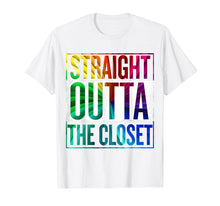 Load image into Gallery viewer, Funny shirts V-neck Tank top Hoodie sweatshirt usa uk au ca gifts for Straight Outta The Closet Shirt LGBT Gay Pride Gift 167637
