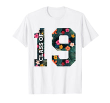 Load image into Gallery viewer, Senior Class of 2019 floral Graduation t Shirts for women

