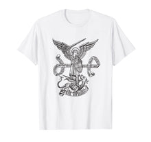 Load image into Gallery viewer, Funny shirts V-neck Tank top Hoodie sweatshirt usa uk au ca gifts for Saint St Michael Catholic Archangel Angel T-Shirt 541643
