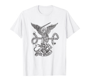 Funny shirts V-neck Tank top Hoodie sweatshirt usa uk au ca gifts for Saint St Michael Catholic Archangel Angel T-Shirt 541643