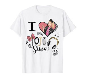 Funny shirts V-neck Tank top Hoodie sweatshirt usa uk au ca gifts for JoJo Siwa I Love JoJo Siwa Picture Heart Graphic T-Shirt 547554