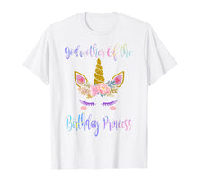 Load image into Gallery viewer, Funny shirts V-neck Tank top Hoodie sweatshirt usa uk au ca gifts for Unicorn Birthday Tshirt, Godmother of the Birthday Princess 2681623
