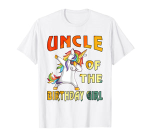 Funny shirts V-neck Tank top Hoodie sweatshirt usa uk au ca gifts for 2018-Men-Women- UNCLE of the Unicorn Birthday Girl T-Shirt M 1335487