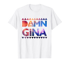 Load image into Gallery viewer, Funny shirts V-neck Tank top Hoodie sweatshirt usa uk au ca gifts for Damn Gina Shirt 90s Style Hip Hop Saying Deep Space Design 1212768
