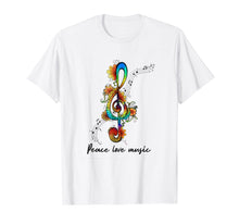Load image into Gallery viewer, Funny shirts V-neck Tank top Hoodie sweatshirt usa uk au ca gifts for Peace Love Music Music Note T-Shirt 2565754
