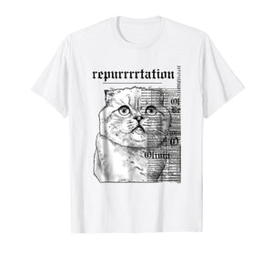 Taylor White Cat Tee Swift Rep Tour T-Shirt