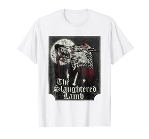 Funny shirts V-neck Tank top Hoodie sweatshirt usa uk au ca gifts for The Slaughtered Lamb wolf Halloween T-shirt Men Women Kids 1489901